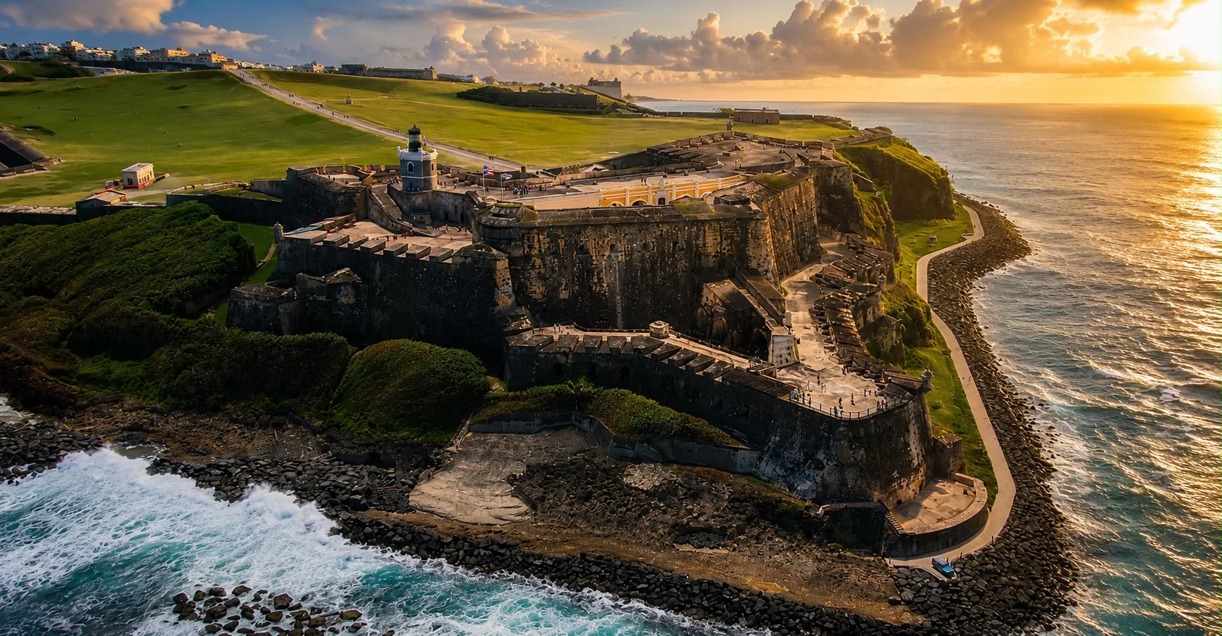 El Morro, Puerto Rico at sunset